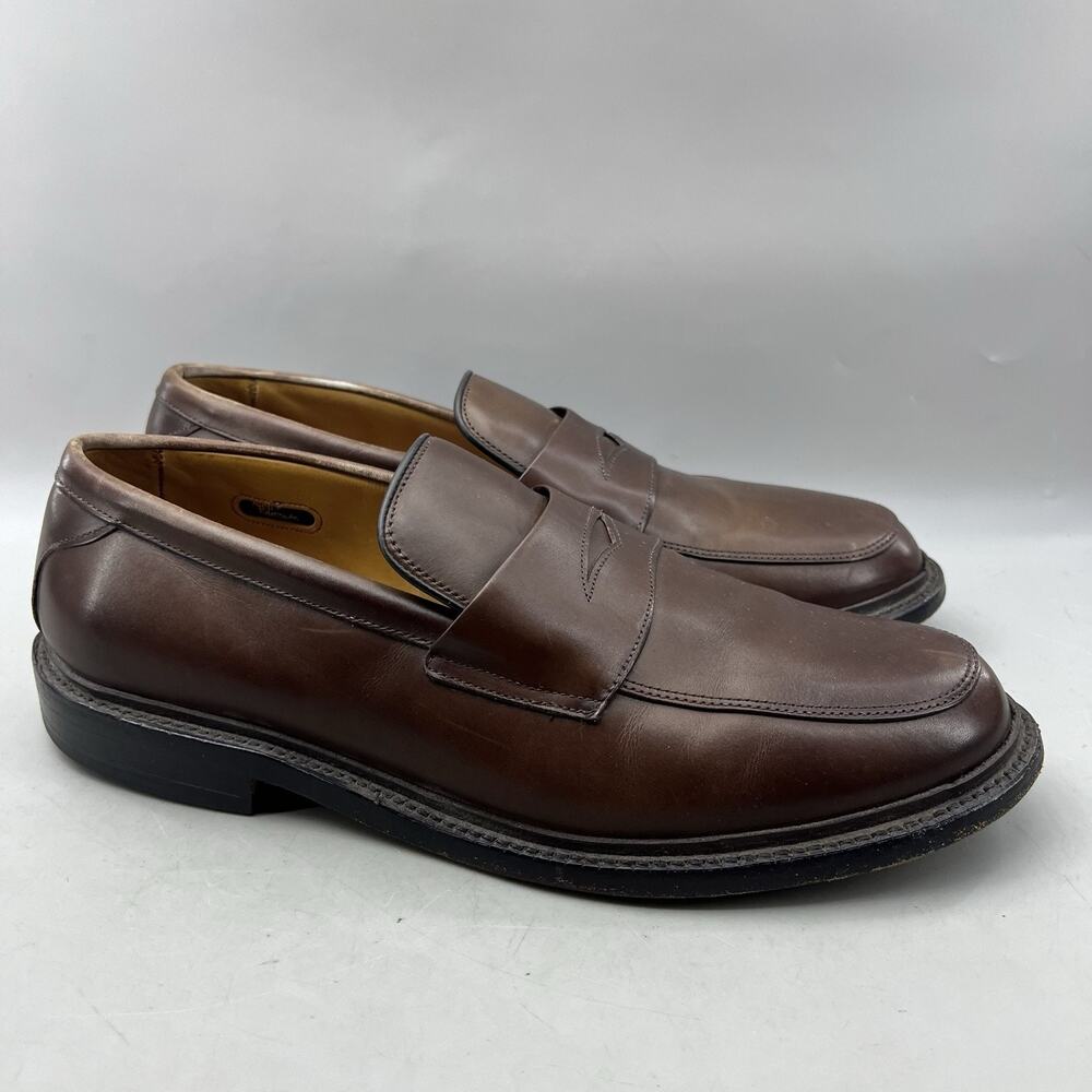 Allen Edmonds Hampton Penny Loafers Men's 10 EEE Brown Slip On Shoes NO INSOLES